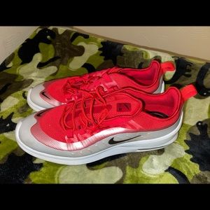 Mens Red and Grey Nike Air shoes size 12
